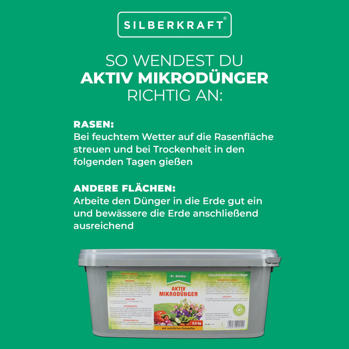 Microfertilisant actif pour plantes ornementales et cultivées saines - solide