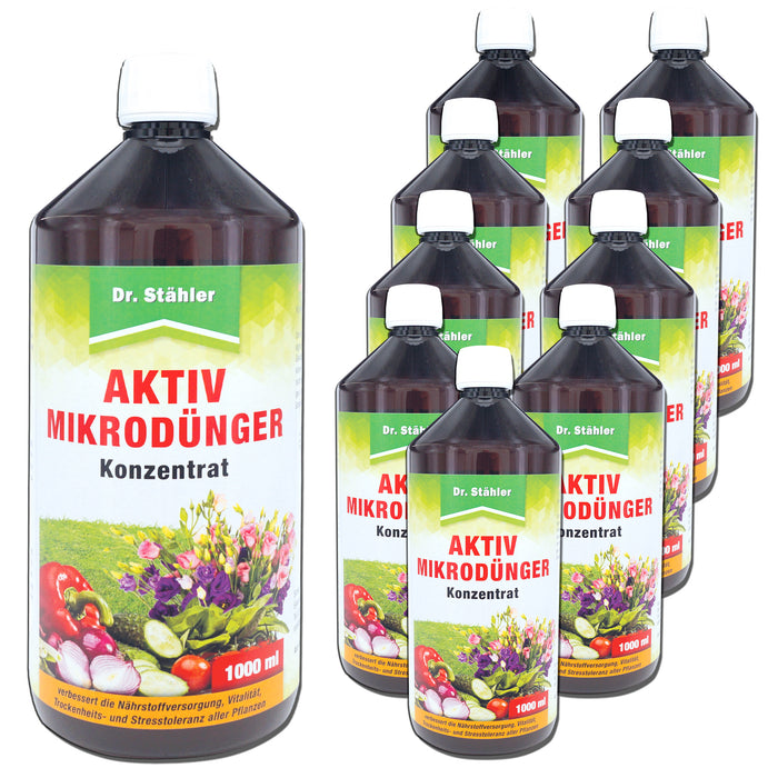 Concentré de microfertilisant actif - engrais organique NK, liquide - Silberkraft
