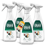 Plusieurs vues du flacon pulvérisateur Silberkraft Grass Mites EX pour montrer le produit sous différentes perspectives.