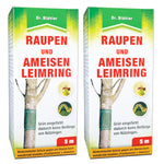Anneau de colle chenille et fourmi : Protection biotechnique pour arbres fruitiers - Silberkraft