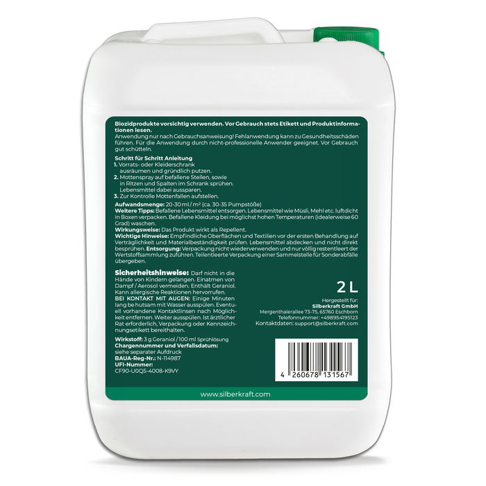 Spray anti-mites contre les vêtements et les mites alimentaires