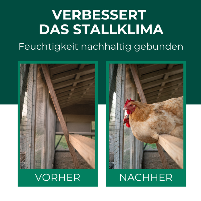 Terre de diatomées pour poulets et animaux de la ferme - Silberkraft