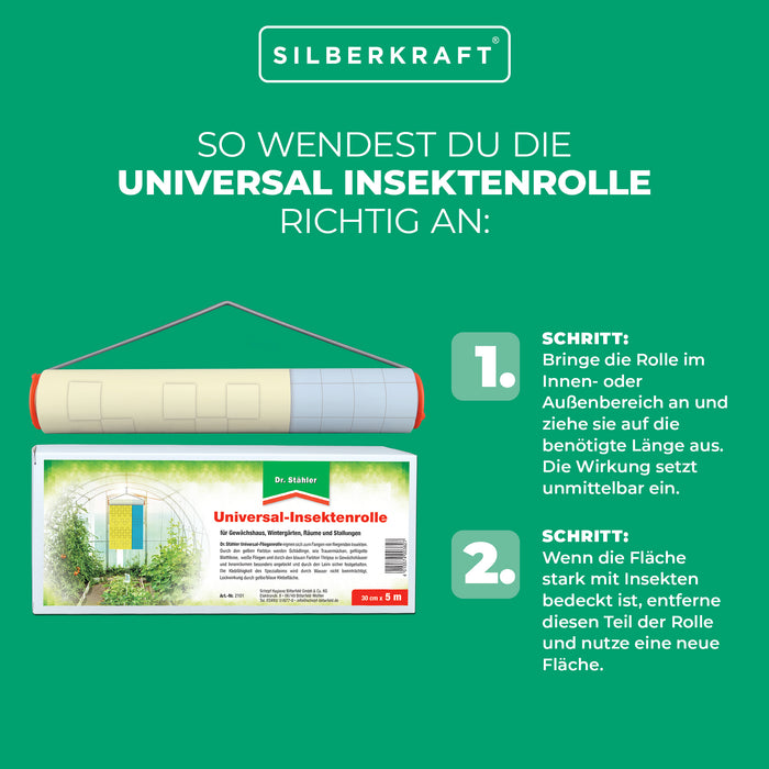 Moulinet anti-insectes universel : pour attraper les moucherons fongiques, les pucerons ailés, les aleurodes et les thrips