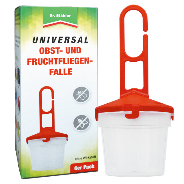 Piège universel pour fruits et mouches des fruits - À remplir avec un attractif contre les mouches des fruits - Silberkraft