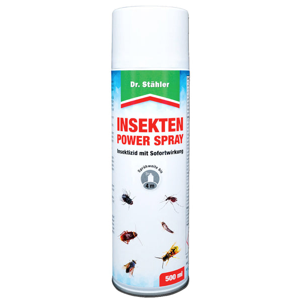 Insect Power Spray : Solution efficace contre les insectes rampants et volants tels que les cafards et les mites - Silberkraft