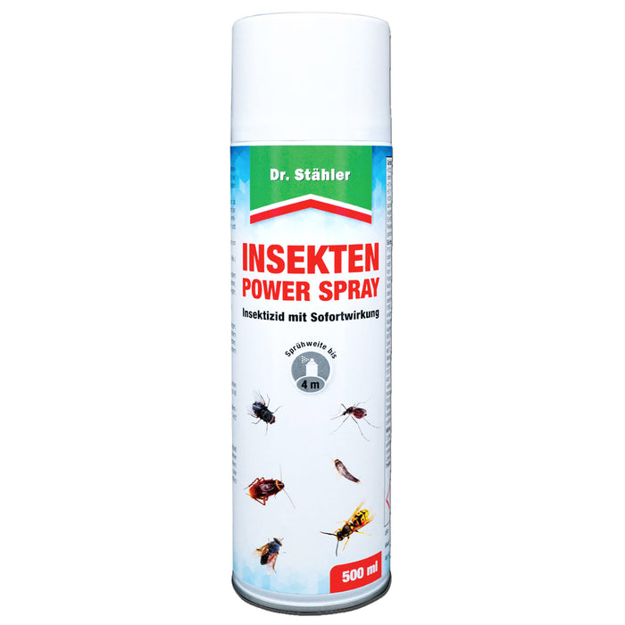 Insect Power Spray : Solution efficace contre les parasites rampants et volants tels que les cafards et les mites.