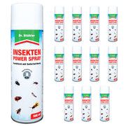 Insect Power Spray : Solution efficace contre les parasites rampants et volants tels que les cafards et les mites.