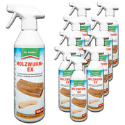 Spray anti-vers à bois efficace : protection fiable contre les parasites du bois tels que les vers à bois, les coléoptères domestiques et les coléoptères de l'aubier.