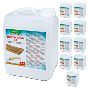 Effektives Holzwurm-Ex-Spray: Zuverlässiger Schutz vor Holzschädlingen wie dem Holzwurm, Hausbock und Splintholzkäfer - Silberkraft
