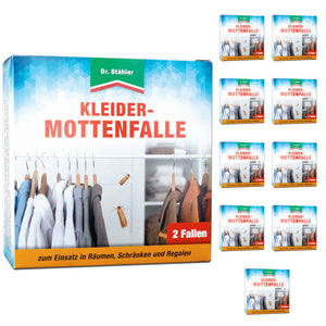 Effektive Kleidermottenfalle: Wirksamer Schutz gegen Kleidermotten in Schränken und Schubläden - Silberkraft