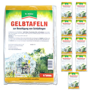 Panneaux jaunes efficaces pour lutter contre les parasites des plantes d'intérieur et de jardin d'hiver.
