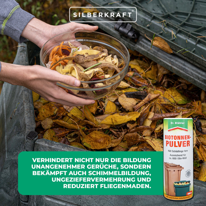 Poudre de fût bio contre les odeurs désagréables et les nuisibles