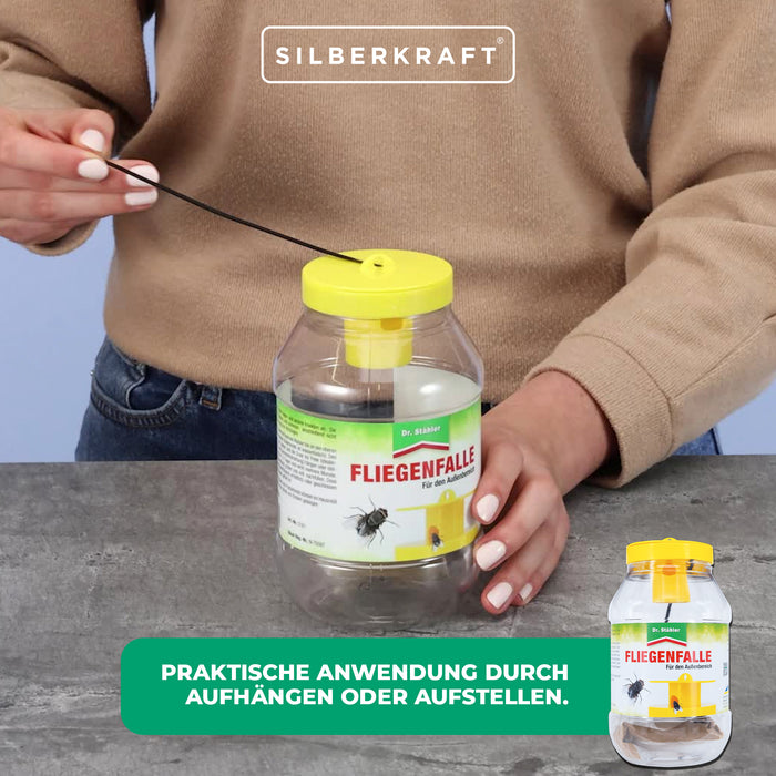 Anti-mouches efficace : Piège à mouches très efficace pour le jardin et la terrasse