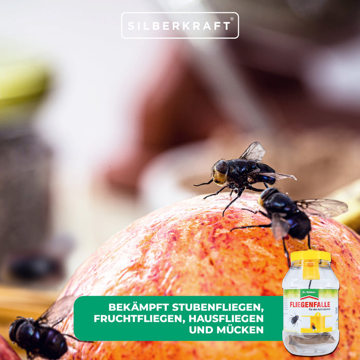 Anti-mouches efficace : Piège à mouches très efficace pour le jardin et la terrasse