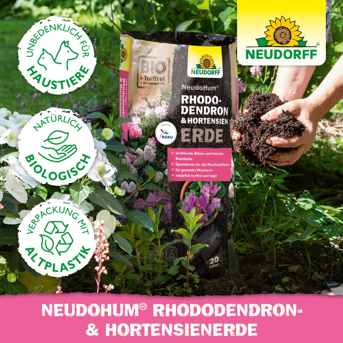 Terreau pour rhododendrons et hortensias Neudorff NeudoHum