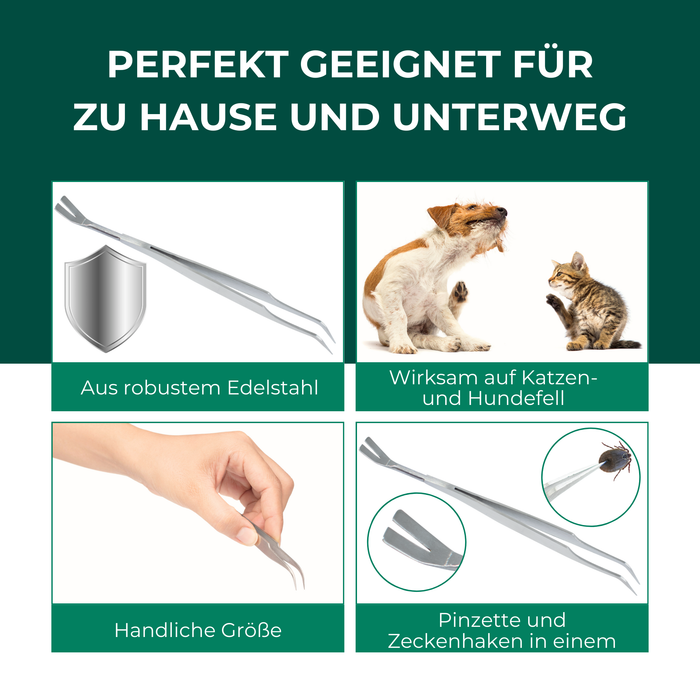 Pinces à tiques, forceps à tiques contre les tiques