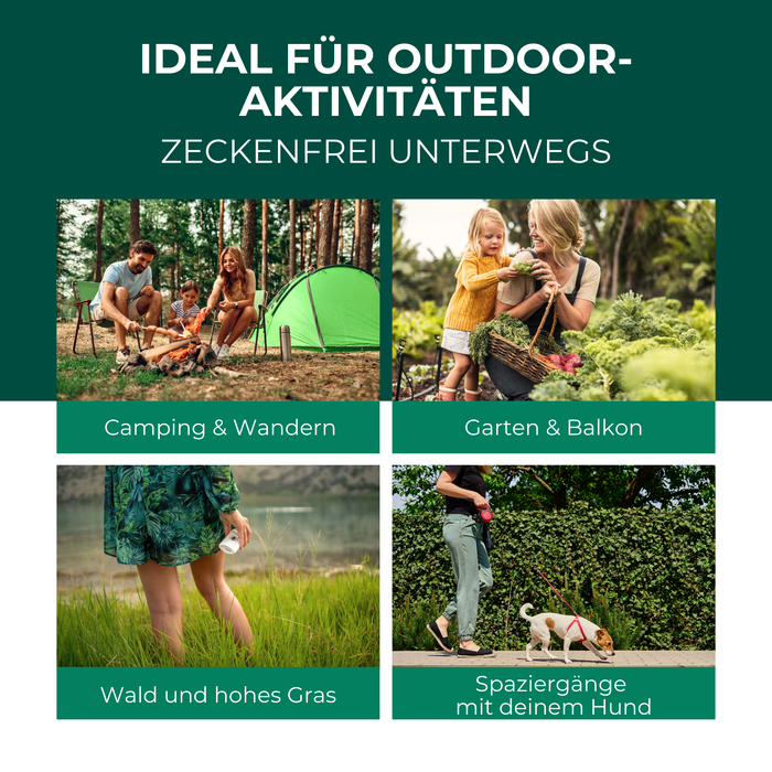 Zeckenspray Zeckenschutz - Anti Zecken Spray - Silberkraft