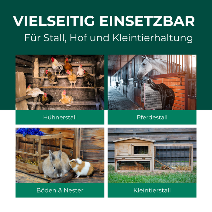 Terre de diatomées pour poulets et animaux de la ferme - Silberkraft