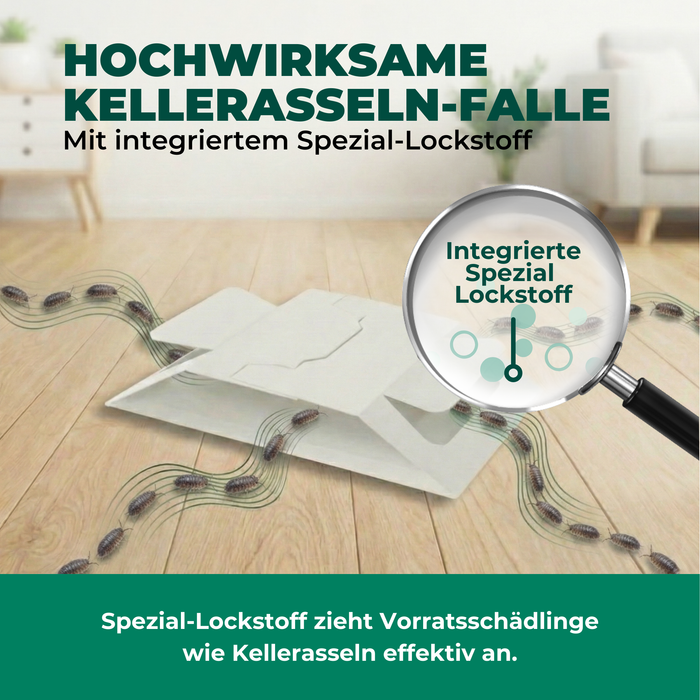 Kellerasselnfalle mit Spezial-Lockstoff - Silberkraft