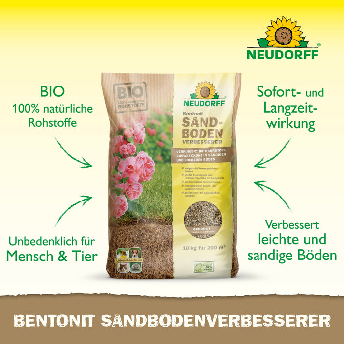 Améliorateur de sol en sable bentonite Neudorff - Silberkraft