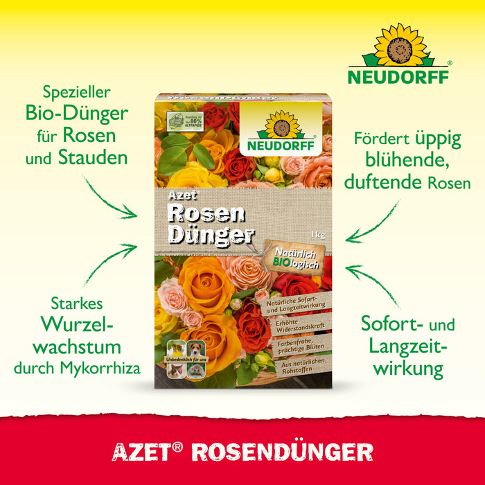 Engrais pour roses Neudorff Azet - Silberkraft