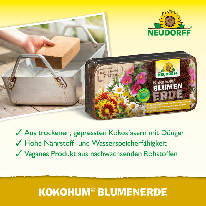 Neudorff Kokohum Flower Earth - Silver Power