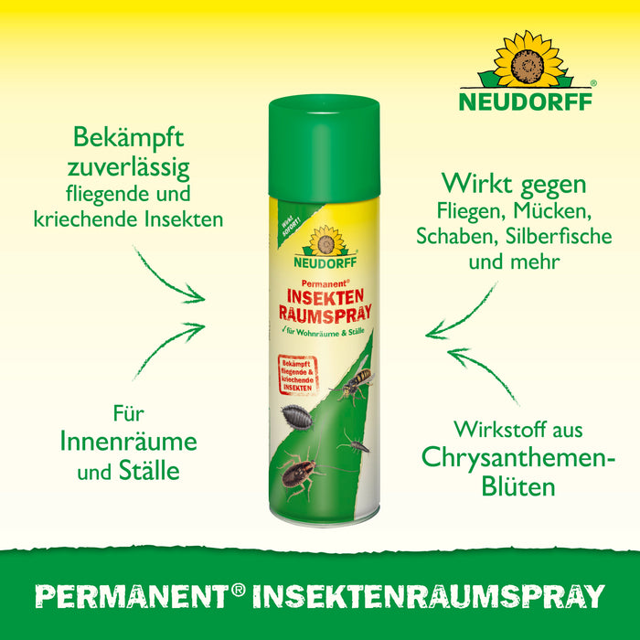Spray d'ambiance permanent contre les insectes Neudorff - Silberkraft