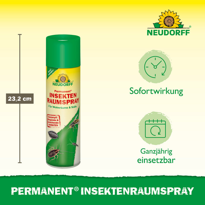 Spray d'ambiance permanent contre les insectes Neudorff - Silberkraft