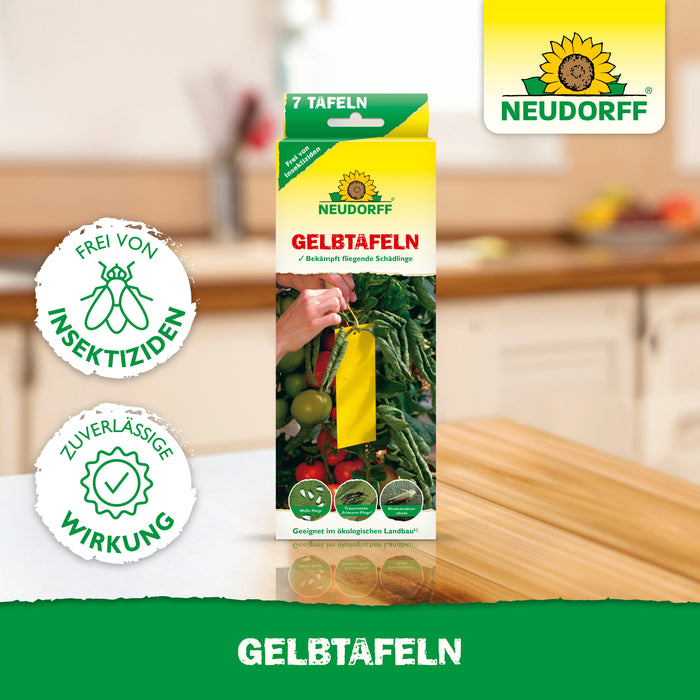 Assiettes jaunes Neudorff (petit format) - Silberkraft