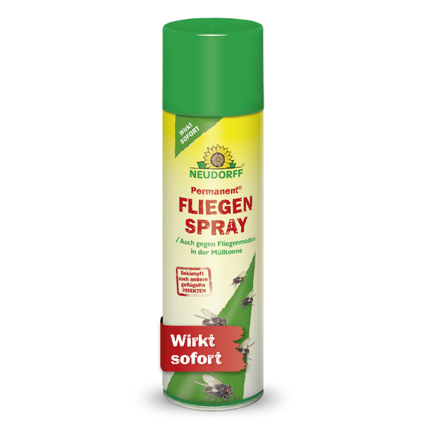Spray anti-mouches permanent