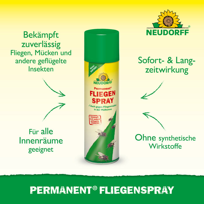 Spray anti-mouches permanent