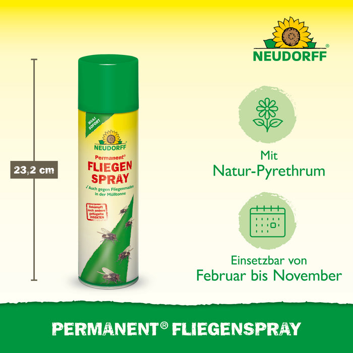Spray anti-mouches permanent