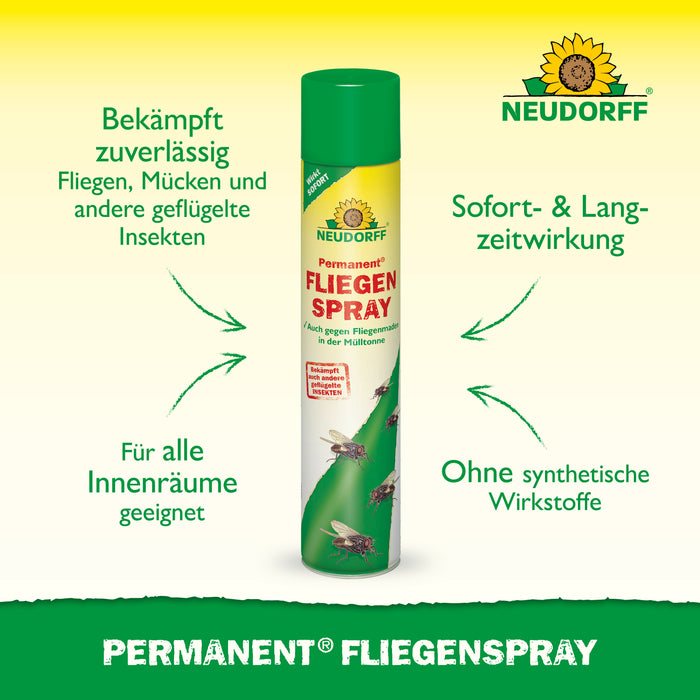 Spray anti-mouches permanent