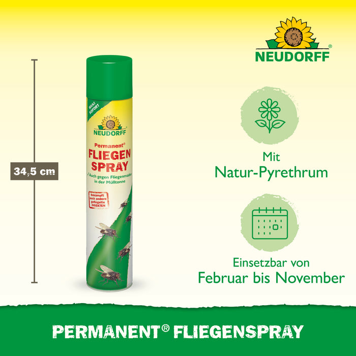 Spray anti-mouches permanent