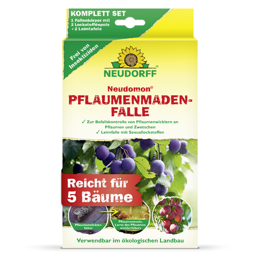 Neudorff Neudomon Piège à mouches de la prune - Silver Power