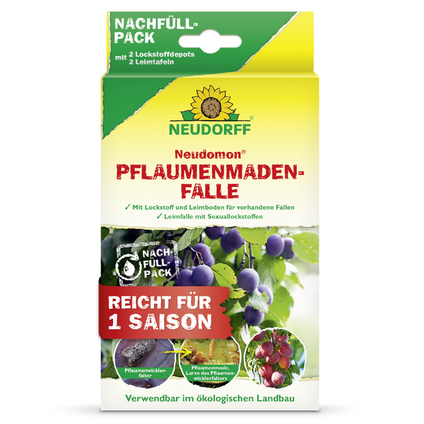 Neudorff Neudomon Plum Maggot Trap Recharge Pack - Silberkraft