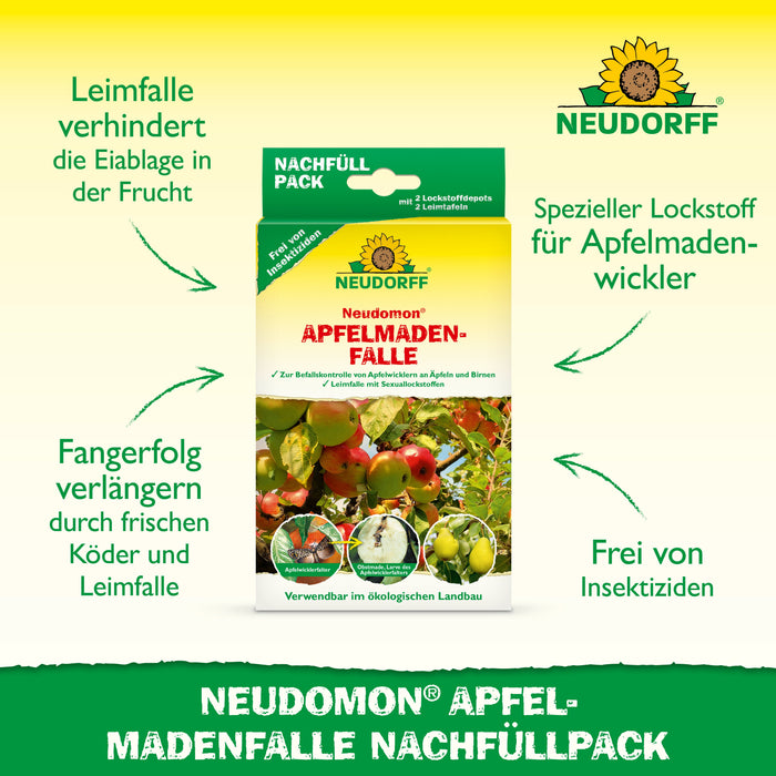 Neudorff Neudomon ApfelmadenFalle Nachfüllpack - Silberkraft