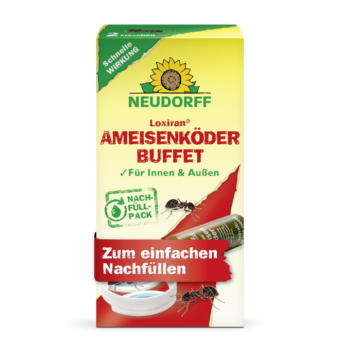 Recharge buffet d'appâts pour fourmis Neudorff Loxiran - Silberkraft