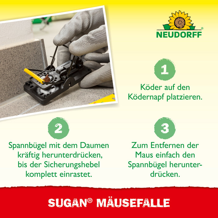 Piège à souris Neudorff Sugan - Silver Power