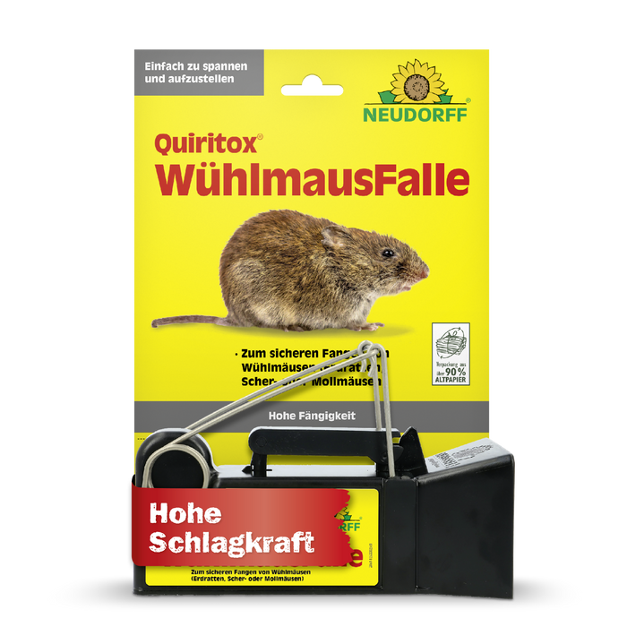 Piège à campagnols Neudorff Quiritox - Silberkraft