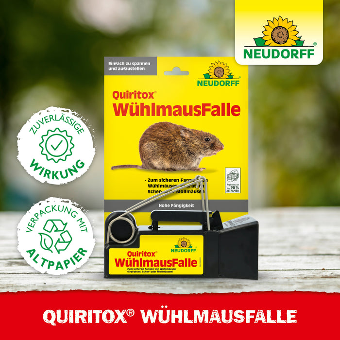Piège à campagnols Neudorff Quiritox - Silberkraft
