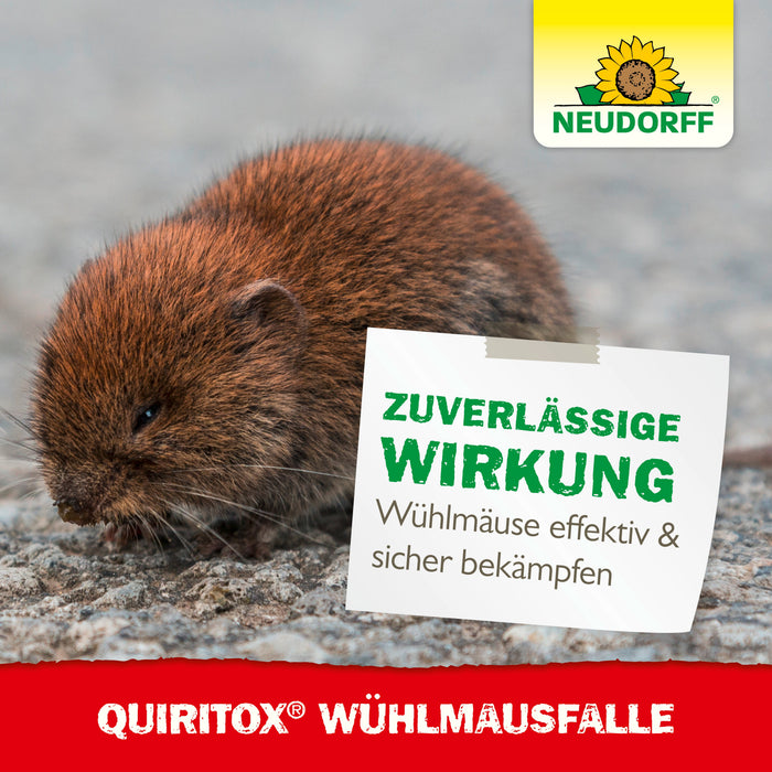 Piège à campagnols Neudorff Quiritox - Silberkraft