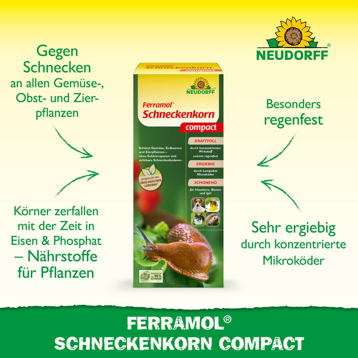 Neudorff Ferramol Schneckenkorn compact - Silberkraft