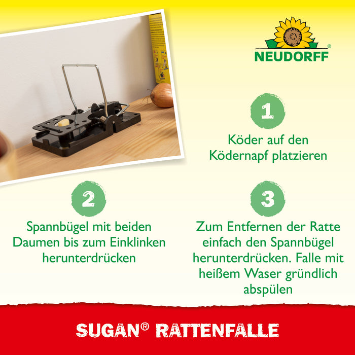Piège à rats Neudorff Sugan - Silver Power
