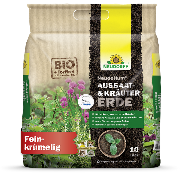 Neudorff NeudoHum Terreau pour semis et herbes - Silberkraft