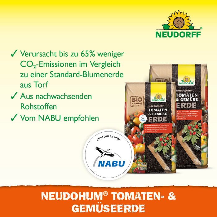 Neudorff NeudoHum Terreau pour tomates et légumes - Silberkraft