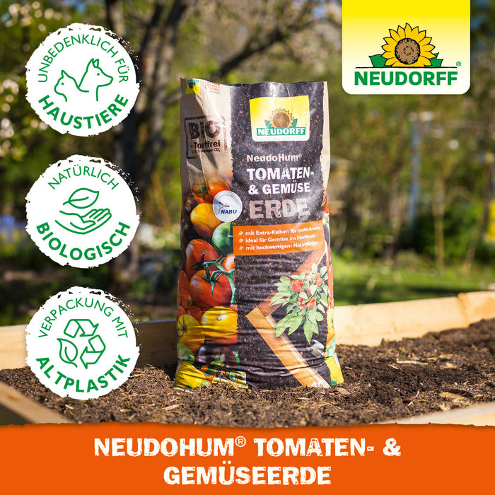 Neudorff NeudoHum Terreau pour tomates et légumes - Silberkraft