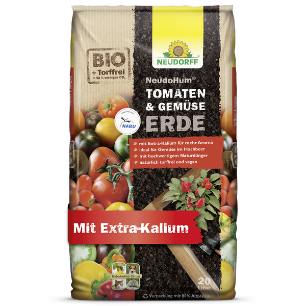 Neudorff NeudoHum Terreau pour tomates et légumes - Silberkraft