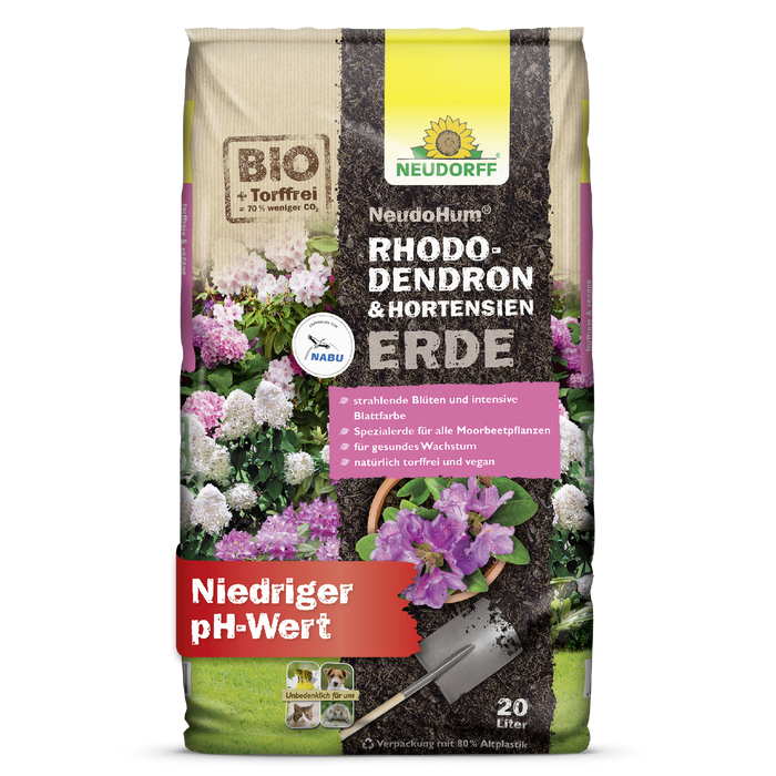 Terreau Neudorff NeudoHum pour rhododendrons et hortensias - Silver Power
