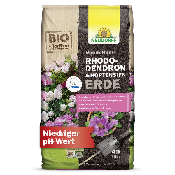 Terreau Neudorff NeudoHum pour rhododendrons et hortensias